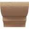 Ekena Millwork 4in. W x 4in. H x 36in. L Ridgewood Woodgrain TimberThane Rafter Tail, Primed Tan RFTUR04X04X36RIDRCPR - alternate 2